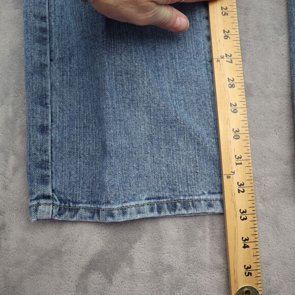 Nautica Jeans Co Pants Womens 32 Blue High Rise Stretch Bootcut Denim Jeans - Picture 7 of 16